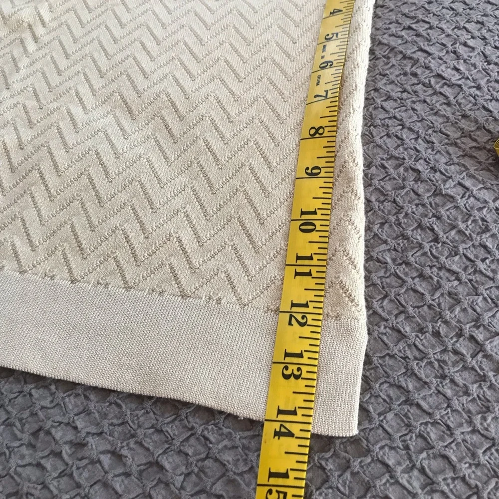 Stunning vintage long sweater and vest set with a chevron knit pattern. EUC - Picture 15 of 16